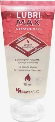 Лубримакс Стимулейт гель-смазка интимный Lubrimax Stimulate Туба 75мл