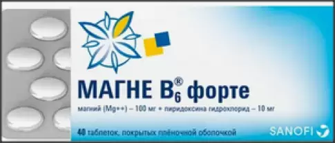 Аналог Магний B6 форте: Магне Б6 форте