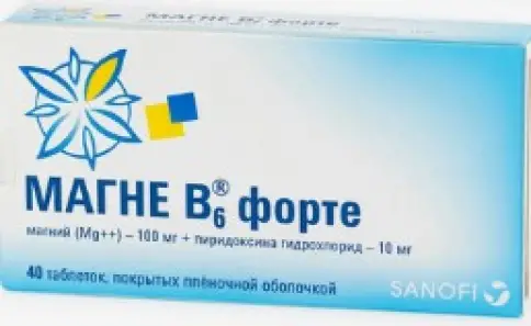 Магне Б6 форте Таблетки п/о №40 произодства Опелла Хелскеа Коммершиал Лтд.