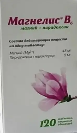 Магнелис В6 Таблетки п/о №120 произодства Отисифарм ОАО