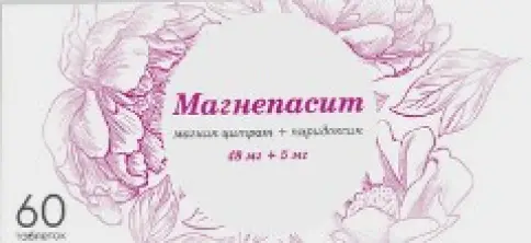 Магнепасит Таблетки п/о 48мг+5мг №60 произодства Озон ФК ООО