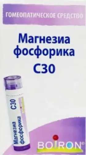 Магнезиа фосфорика гранулы гомеопатические Разведение С30 4г