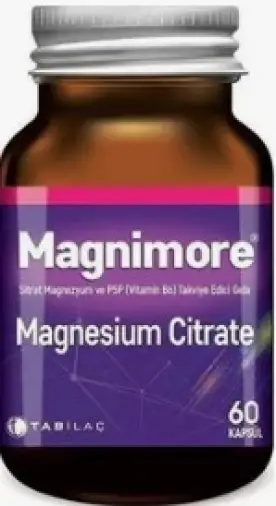 Магний цитрат + В6 Магнимор Magnimore Таблетки №60 произодства Таб Илач Санаи