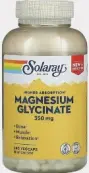 Магний глицинат Капсулы вегетарианские 350мг №240 от Solaray