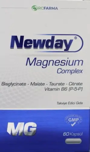 Магний Комплекс Magnesium Complex Newday Капсулы №60 произодства RC Pharma (Турция)