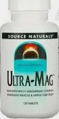 Магний Ultra-Mag Таблетки №120 от Source naturals
