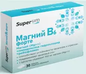 Магний В6 Форте СуперУм (SuperUm) Таблетки №30 от Квадрат С