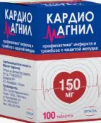 Магникардил Таблетки п/о 150мг+30.39мг №100 от АВВА РУС ОАО