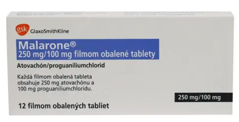 Маларон Таблетки 250мг+100мг №12 произодства ГлаксоСмитКляйн (GSK)