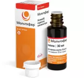 Мальтофер Капли д/приёма внутрь 50мг/мл 30мл от Вифор