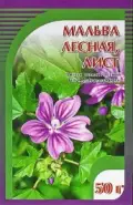 Мальва лесная лист