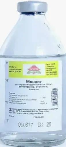 Маннит Флакон 15% 200мл №28