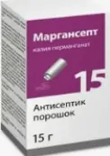 Маргансепт (калия перманганат) Упаковка 15г от Ф. фабрика (Самара)