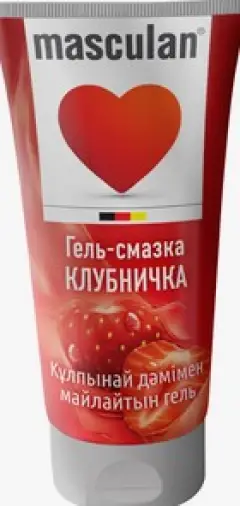 Masculan Маскулан гель-смазка на водной основе Туба (Клубничка) 50мл
