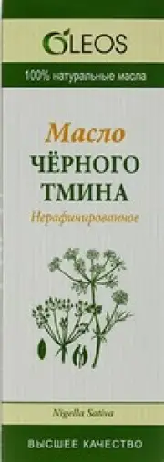 Масло черного тмина Флакон 110мл произодства Олеос ООО