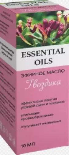 Масло гвоздики Флакон 10мл произодства Аромамарка