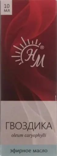 Масло гвоздики Флакон 10мл произодства Натуральные масла