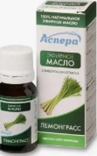 Масло лемонграсса Флакон 10мл произодства Аспера
