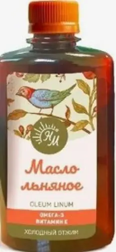 Масло Льняное Флакон 250мл произодства Натуральные масла