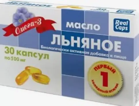 Масло Льняное Капсулы 500мг №30 в Одинцово