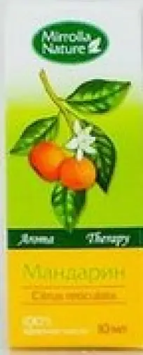 Масло Мандарина Флакон 10мл произодства Мирролла ООО