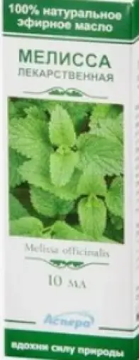Масло Мелиссы Флакон 10мл произодства Аспера