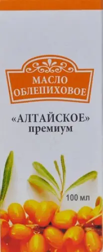 Масло облепиховое Алтай Премиум Флакон 100мл
