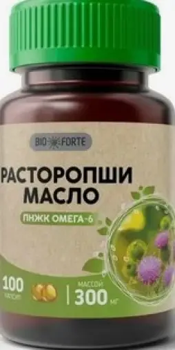 Масло Расторопши  BioForte Капсулы 300 мг №100