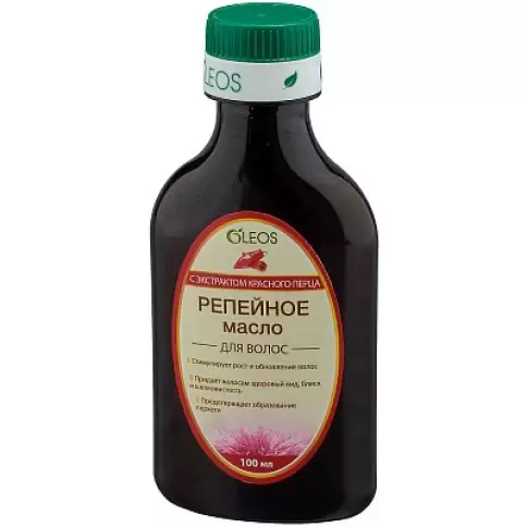 Масло Репейное с красным перцем Флакон 100мл произодства Олеос ООО