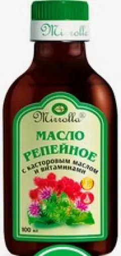 Масло Репейное с витаминами Флакон 100мл произодства Мирролла ООО