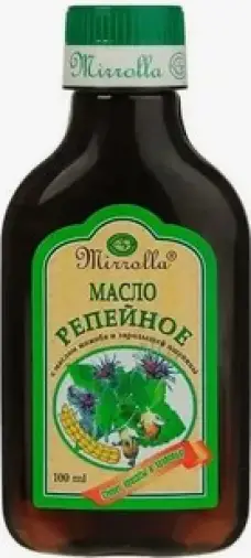 Масло Репейное с жожоба и зарод.пшеницы Флакон 100мл произодства Мирролла ООО