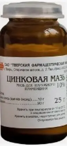 Мазь цинковая Флакон 25г