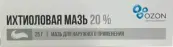 Мазь ихтиоловая Туба 20% 25г от Озон ФК ООО