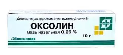 Мазь оксолиновая Флакон 0.25% 10г в Реутове