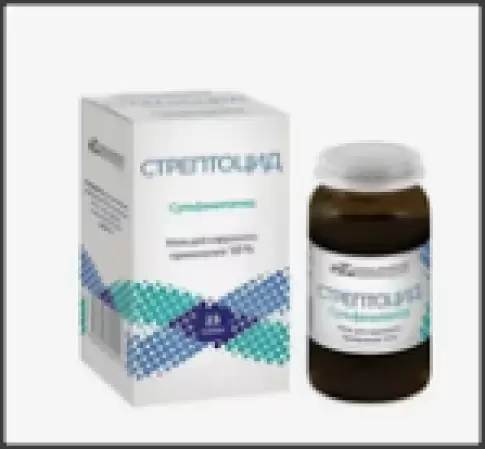 Мазь стрептоцидовая Флакон 10% 25г произодства Биосинтез ОАО