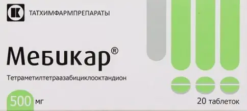 Мебикар Таблетки 500 мг №20