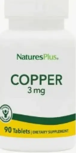Меди хелат NaturesPlus Copper Таблетки 3мг №90 произодства NaturesPlus
