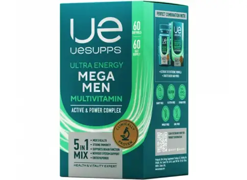 Мега Мен Мультивитамин UESUPPS Ultra Energy Капсулы №60 произодства Ultra energy supplements (Ультра Энерджи)