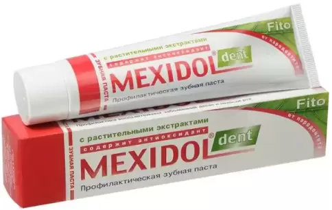 Мексидол Дент Фито Зубная паста 65г произодства Контракт