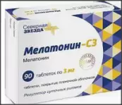 Мелатонин Таблетки 3мг №90 от Северная Звезда