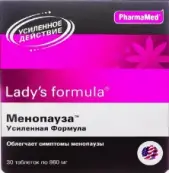 Менопауза Усил.Ф-ла Леди-с Ф-ла Таблетки №30 от Kelker pharma inc.