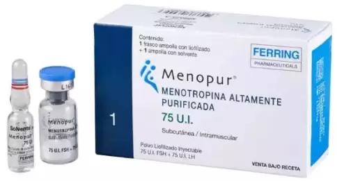 Менопур Лиоф.порошок 75 МЕ №1+р-ль в Дмитрове