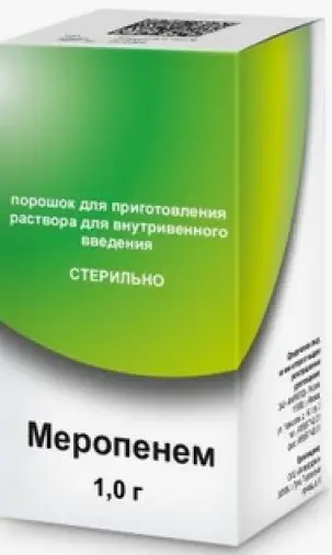 Меропенем Флакон 1г произодства Не определен