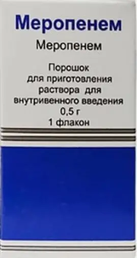 Меропенем Флакон 500мг в Дмитрове