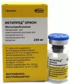 Метипред Флакон 250мг от Орион Фарма