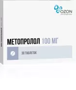 Метопролол Таблетки 100мг №30 в Белгороде от Магнит Аптека Белгородский р-н Майский п Садовая 8 а