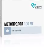 Метопролол Таблетки 100мг №50 от Озон-Атолл