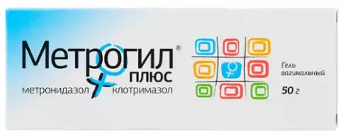 Метрогил Плюс Гель вагин. 50г+1 аппликатор произодства Юник Фармасьютикал