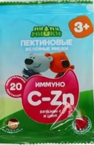 Ми-ми-мишки Иммуно с вит.С и цинком Пастилки жеват. №20