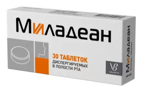 Миладеан Таблетки диспергируемые 3мг+5мг №30 в Дмитрове